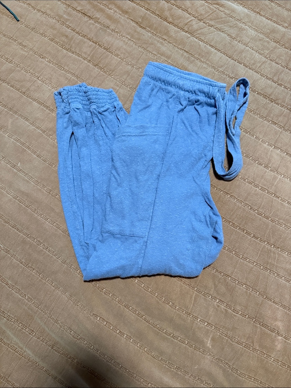 aerie Light Blue Drawstring Jogger Pants